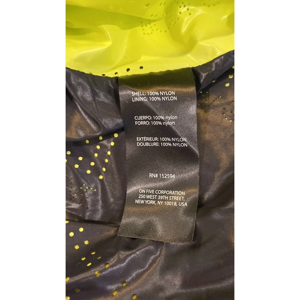 Body Glove Size L Yellow Packable Lightweight‎ Windbreaker Jacket NWT